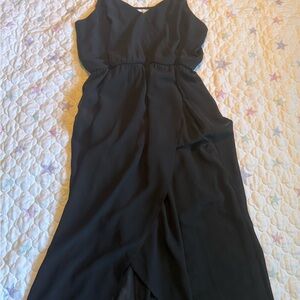 Lush Black High Low Sleeveless Dress